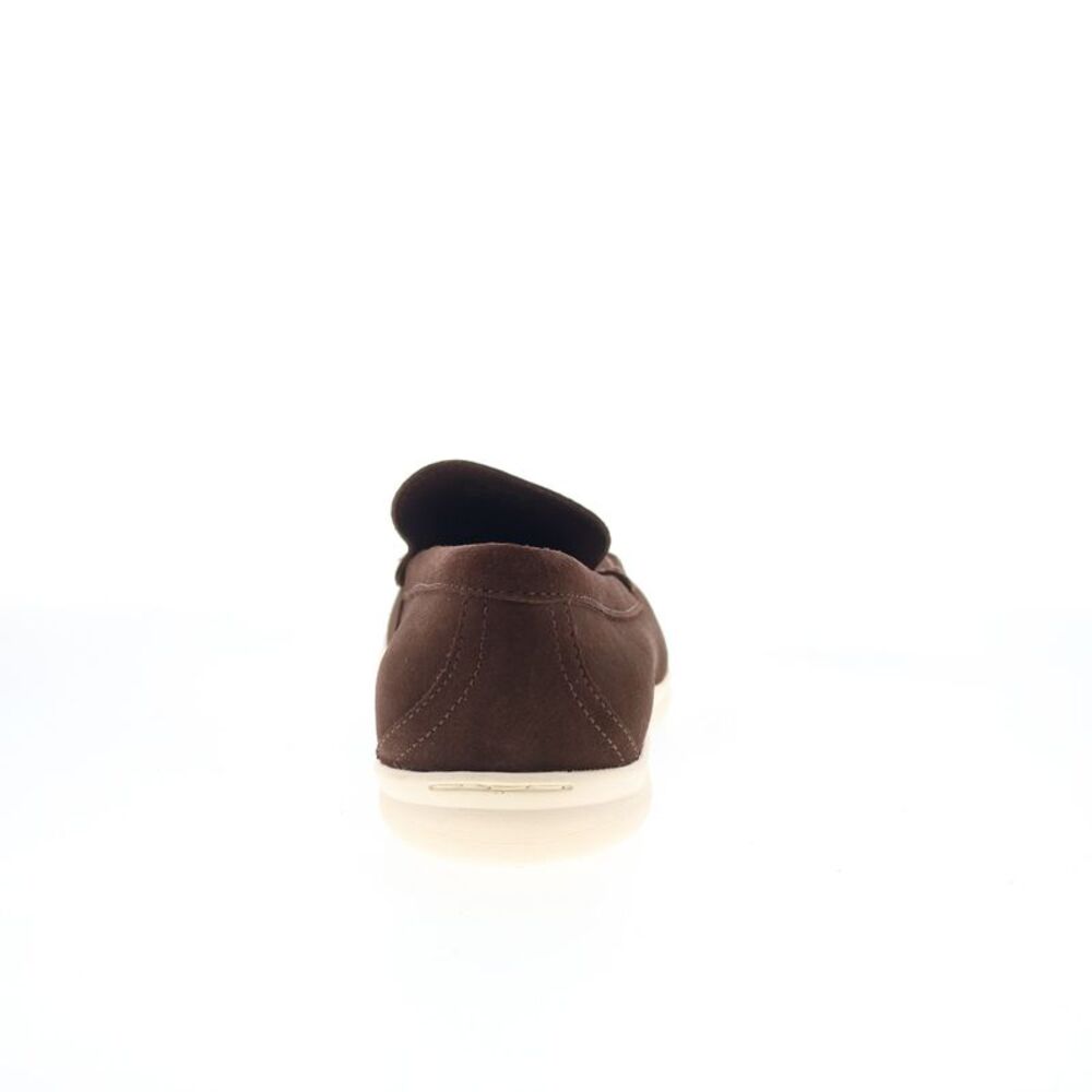 Johnston & Murphy Brown Suede Slip-On Loafers - Picture 4 of 4